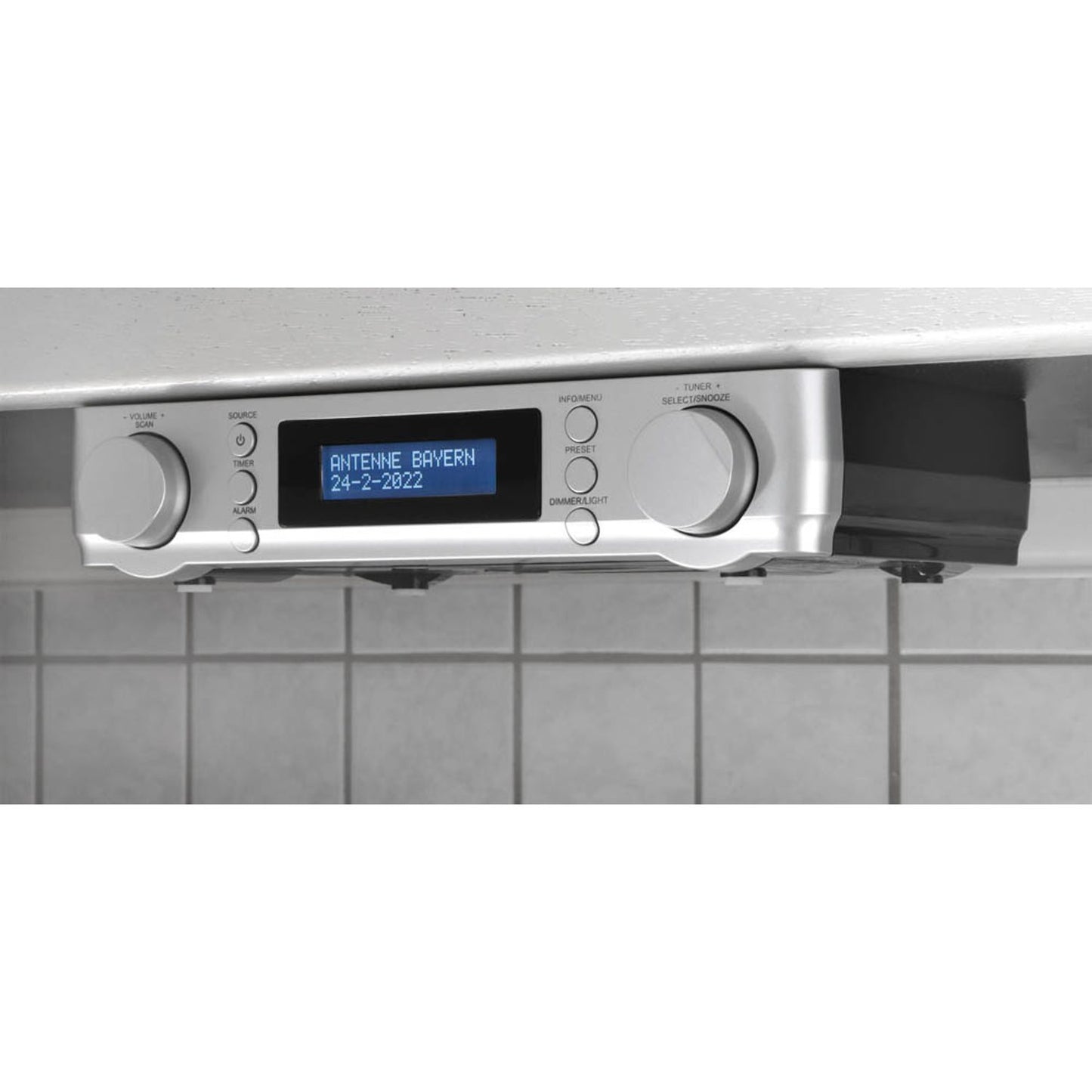 soundmaster Unterbauradio silber | UR2022SI