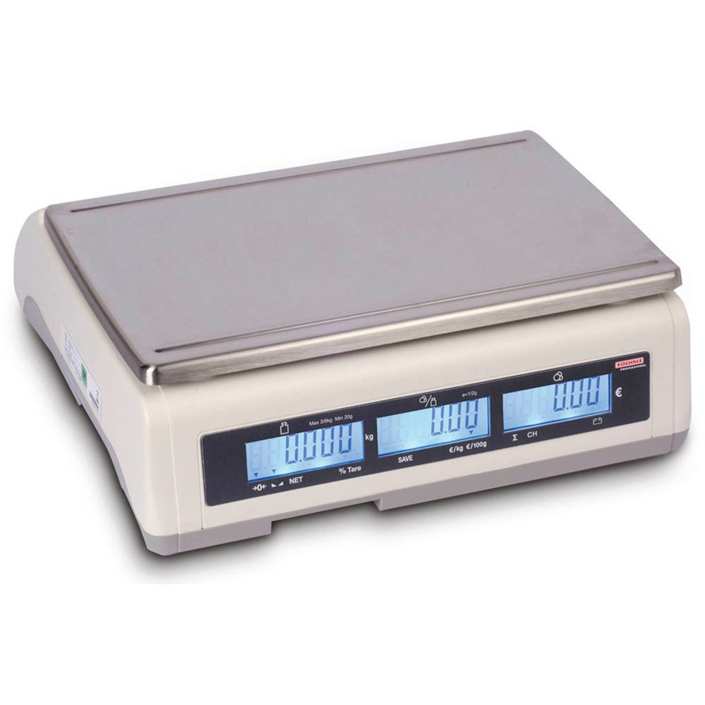 SOEHNLE PROFESSIONAL Zählwaage 9360 grau für max. 15 kg | 9360.02.001