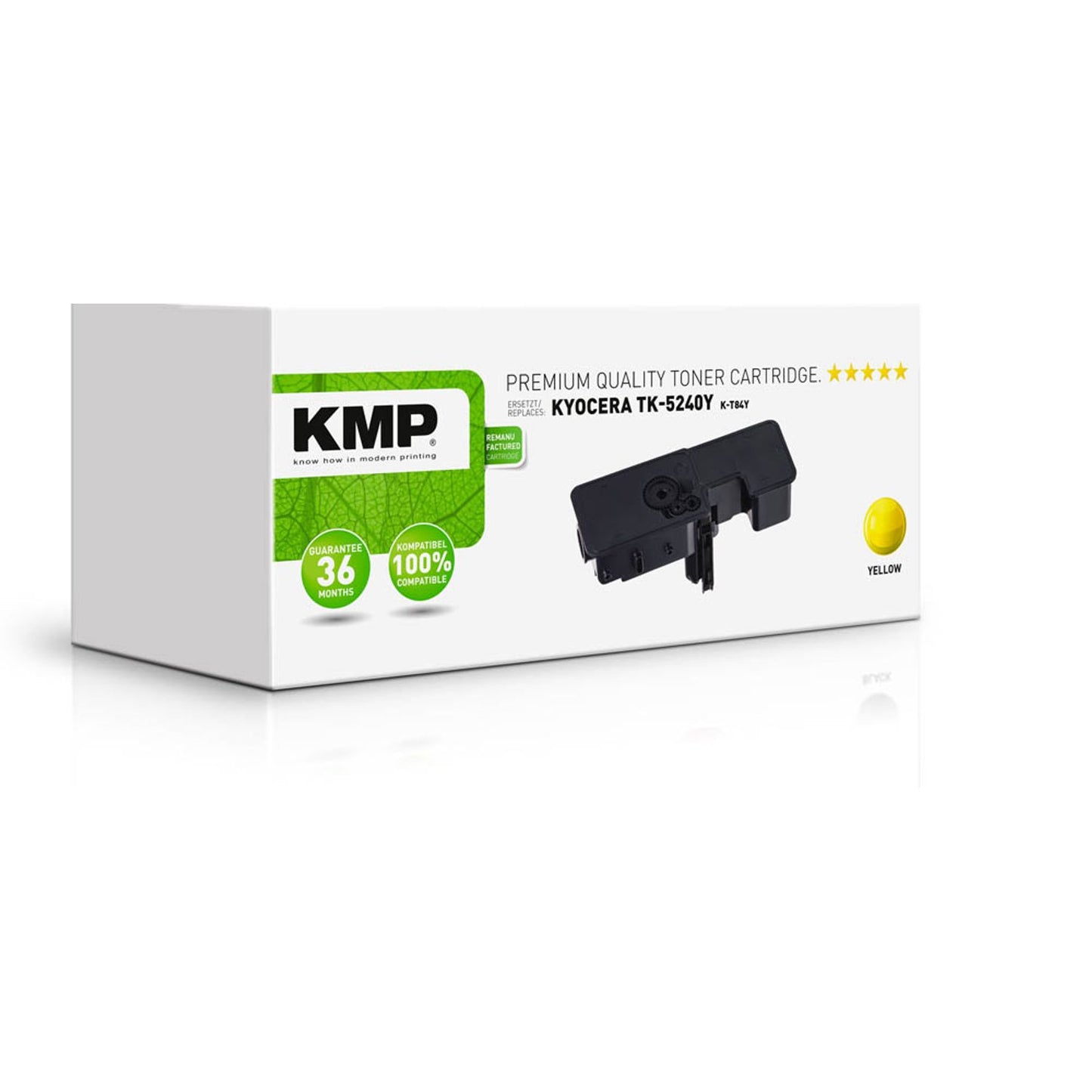 KMP K-T84Y gelb Toner kompatibel zu KYOCERA TK-5240Y | 2912,0009