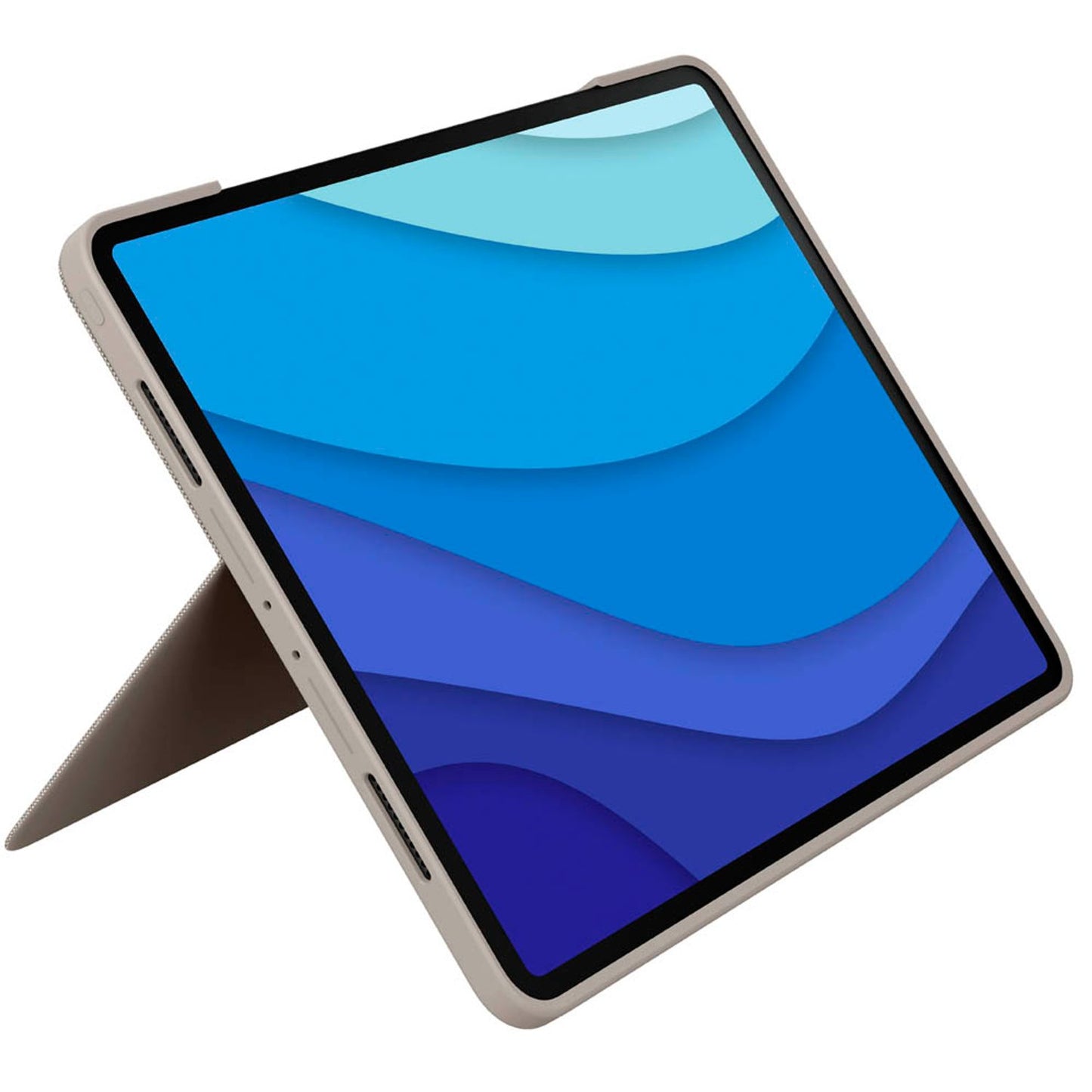 Logitech COMBO TOUCH Tablet-Tastatur sand geeignet für Apple iPad Pro 12,9" 5. Gen (2021) | 920-010216