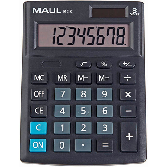 MAUL MC 8 Tischrechner schwarz | 7265090