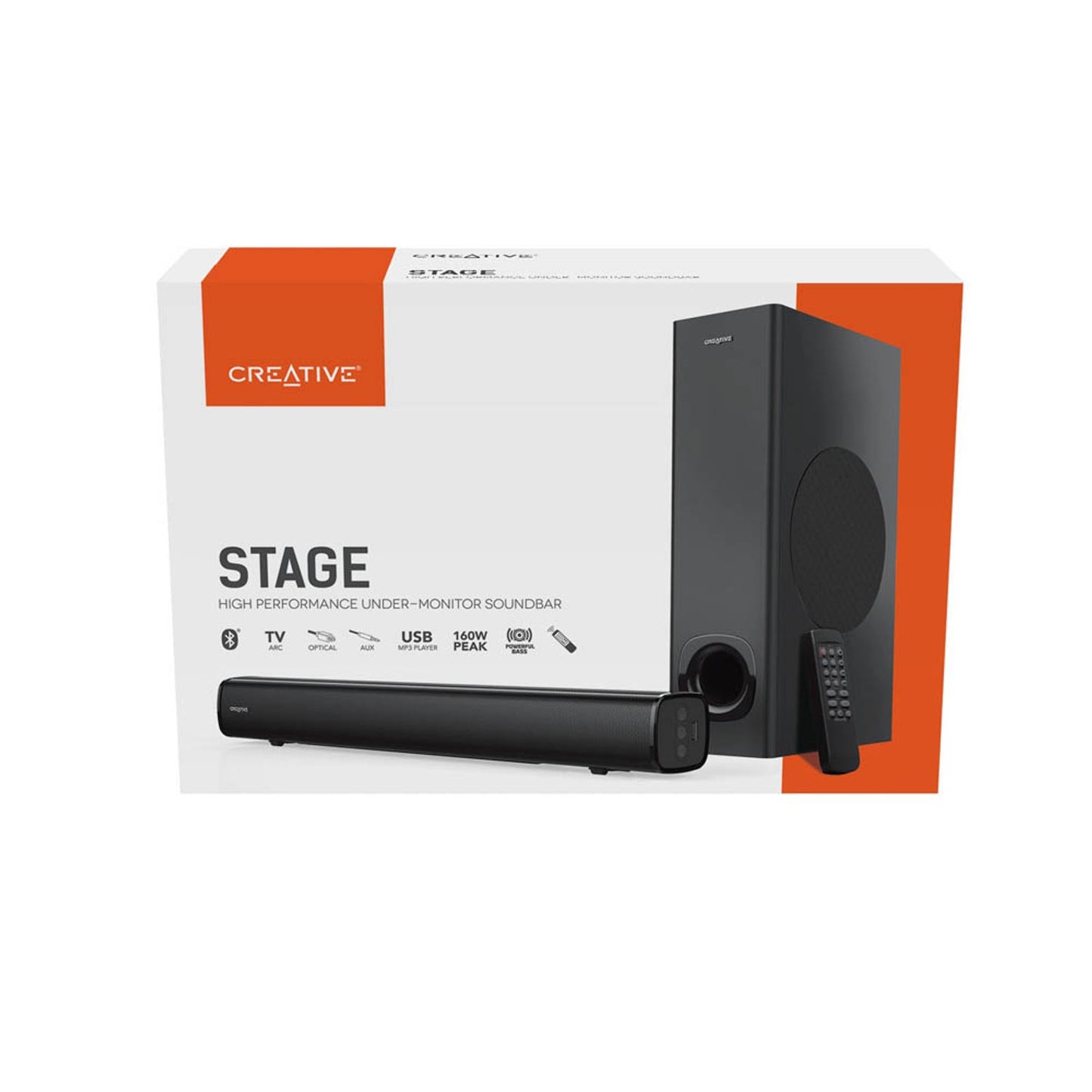 CREATIVE Stage 2.1 Soundbar schwarz | 51MF8360AA000