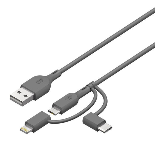 GP USB 2.0 A Kabel 1,0 m grau | GPCBCY1NGYUSB313