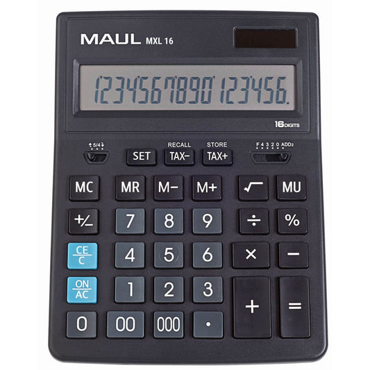MAUL MXL 16 Tischrechner schwarz | 7267890