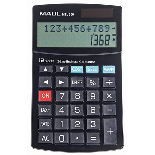 MAUL MTL 600 Tischrechner schwarz | 7269090