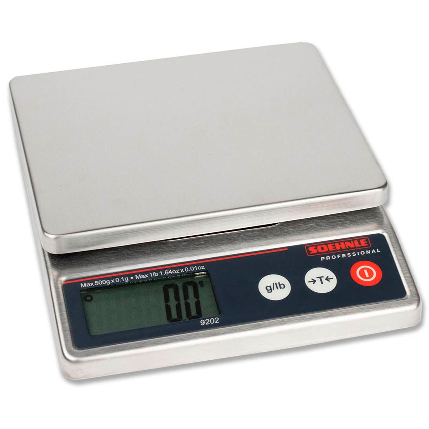 SOEHNLE PROFESSIONAL Briefwaage 9202 silber für max. 0,5 kg | 9202.10.001