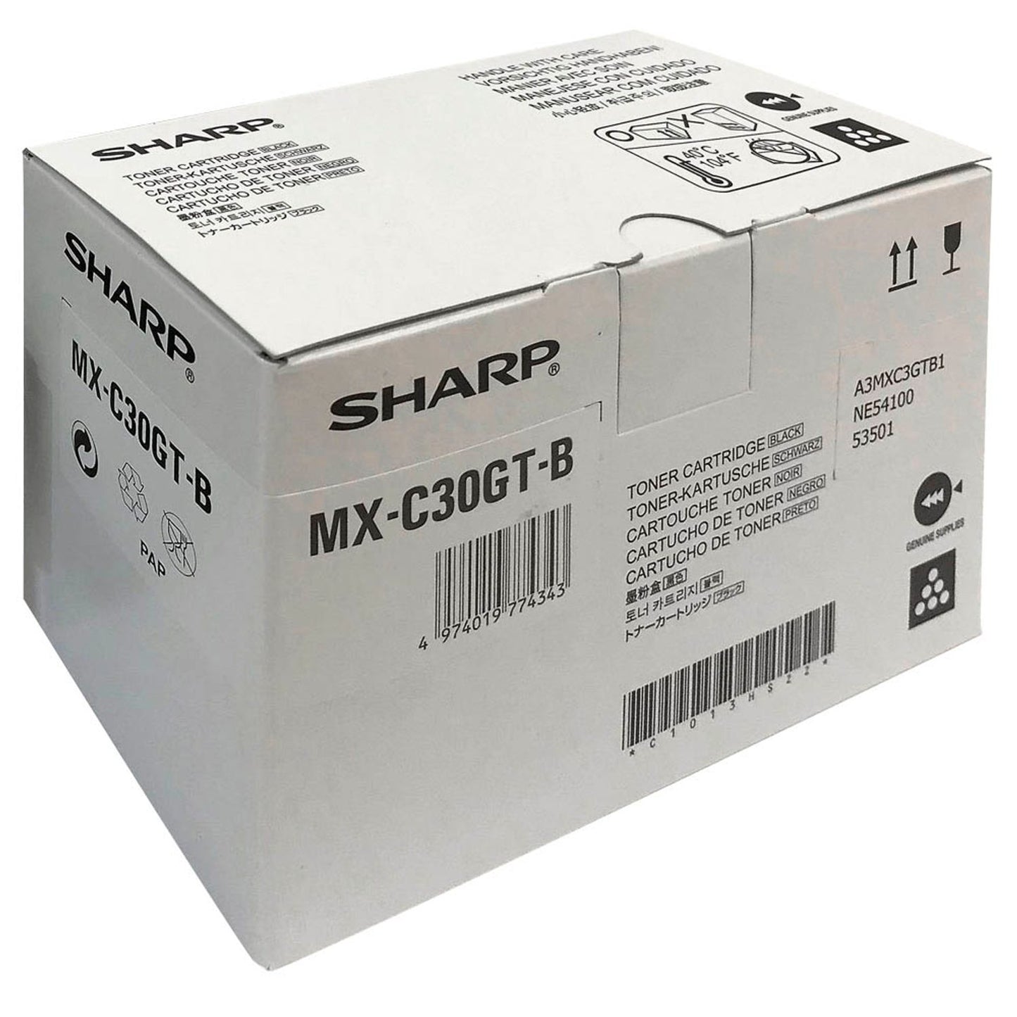 SHARP schwarz Toner | MXC30GTB