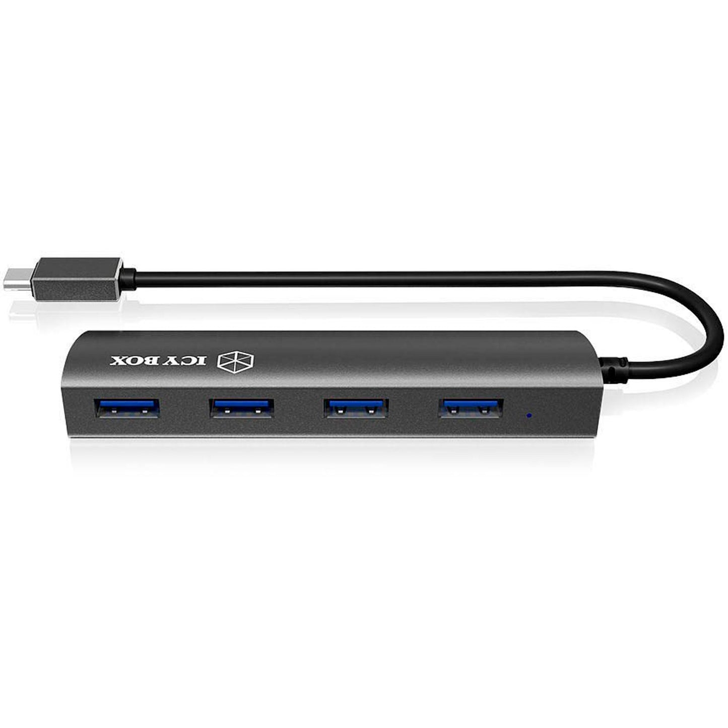 RaidSonic ICY BOX® USB-Hub 4-fach grau | IB-AC6405-C