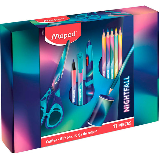 maped Schreibset NIGHTFALL farbsortiert | 899799 | 1 Set = 2 Set