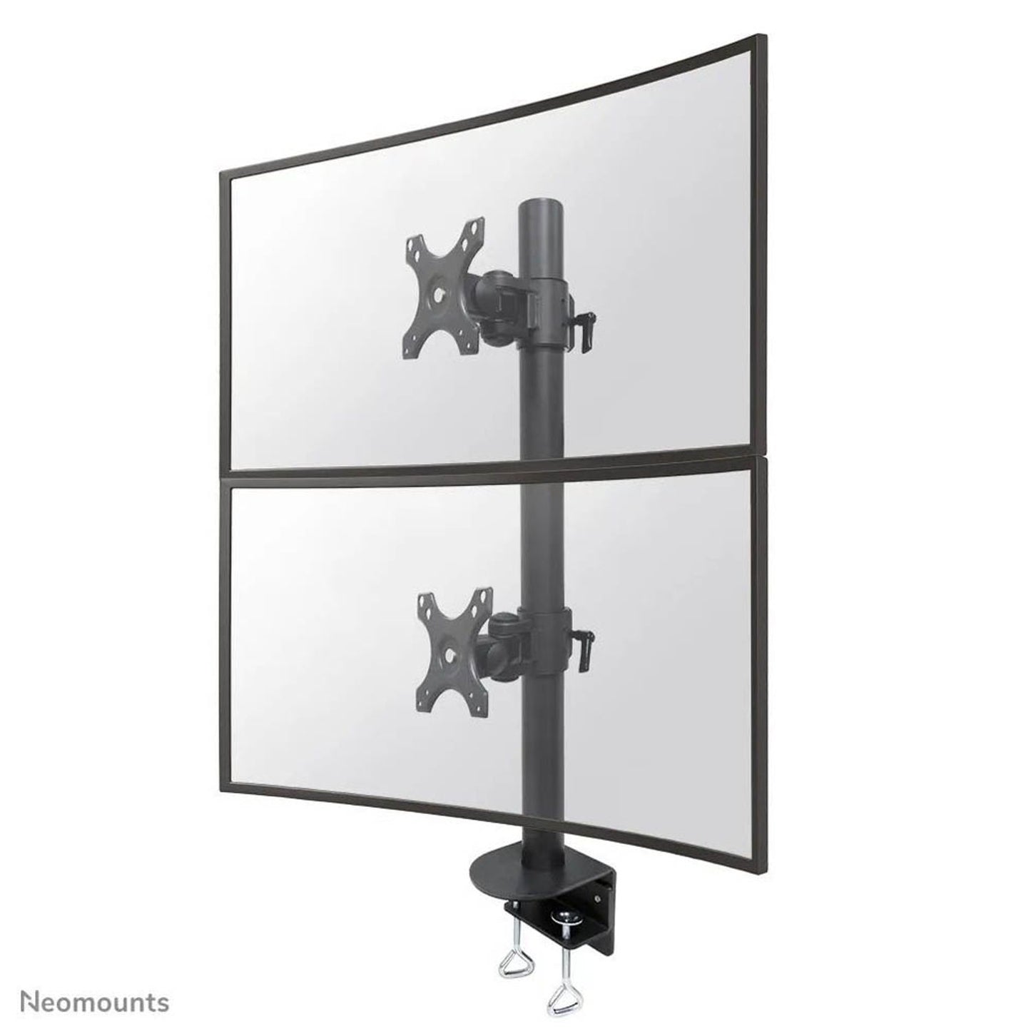 Neomounts Monitor-Halterung schwarz für 2 Monitore, Tischklemme | FPMA-D960DVBLACKPLUS