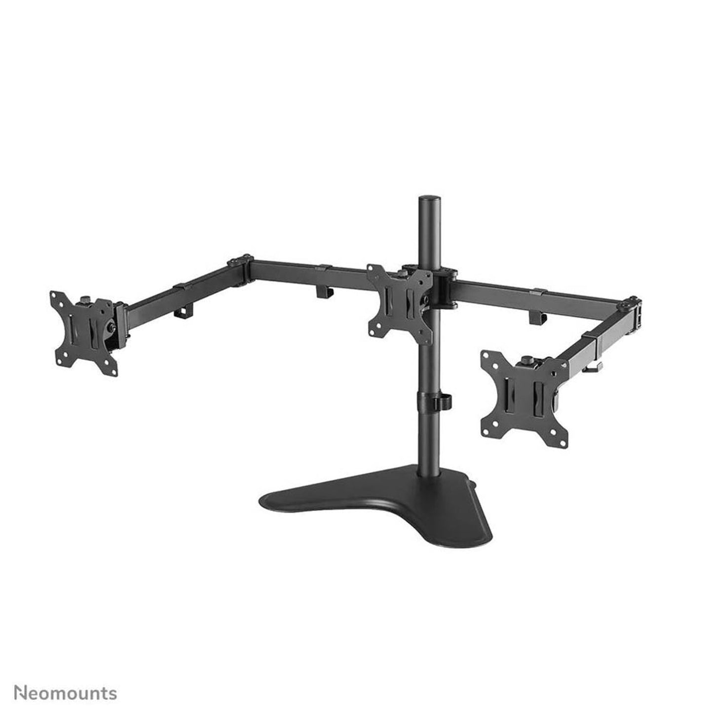 Neomounts Monitor-Halterung schwarz für 3 Monitore, Tischständer | FPMA-D550DD3BLACK