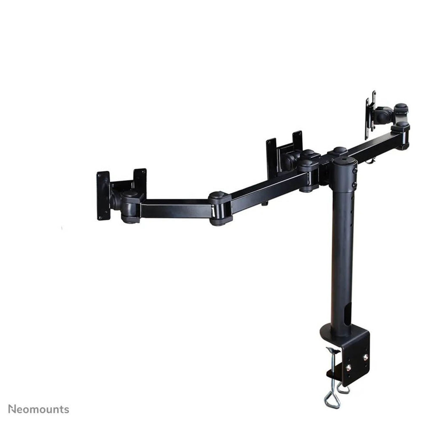 Neomounts Monitor-Halterung schwarz für 3 Monitore, Tischklemme | FPMA-D960D3