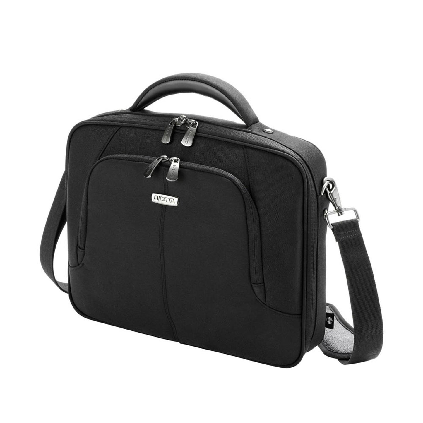 DICOTA Laptoptasche Eco Multi COMPACT Kunstfaser schwarz bis 39,6 cm (15,6 Zoll) | D30143-RPET