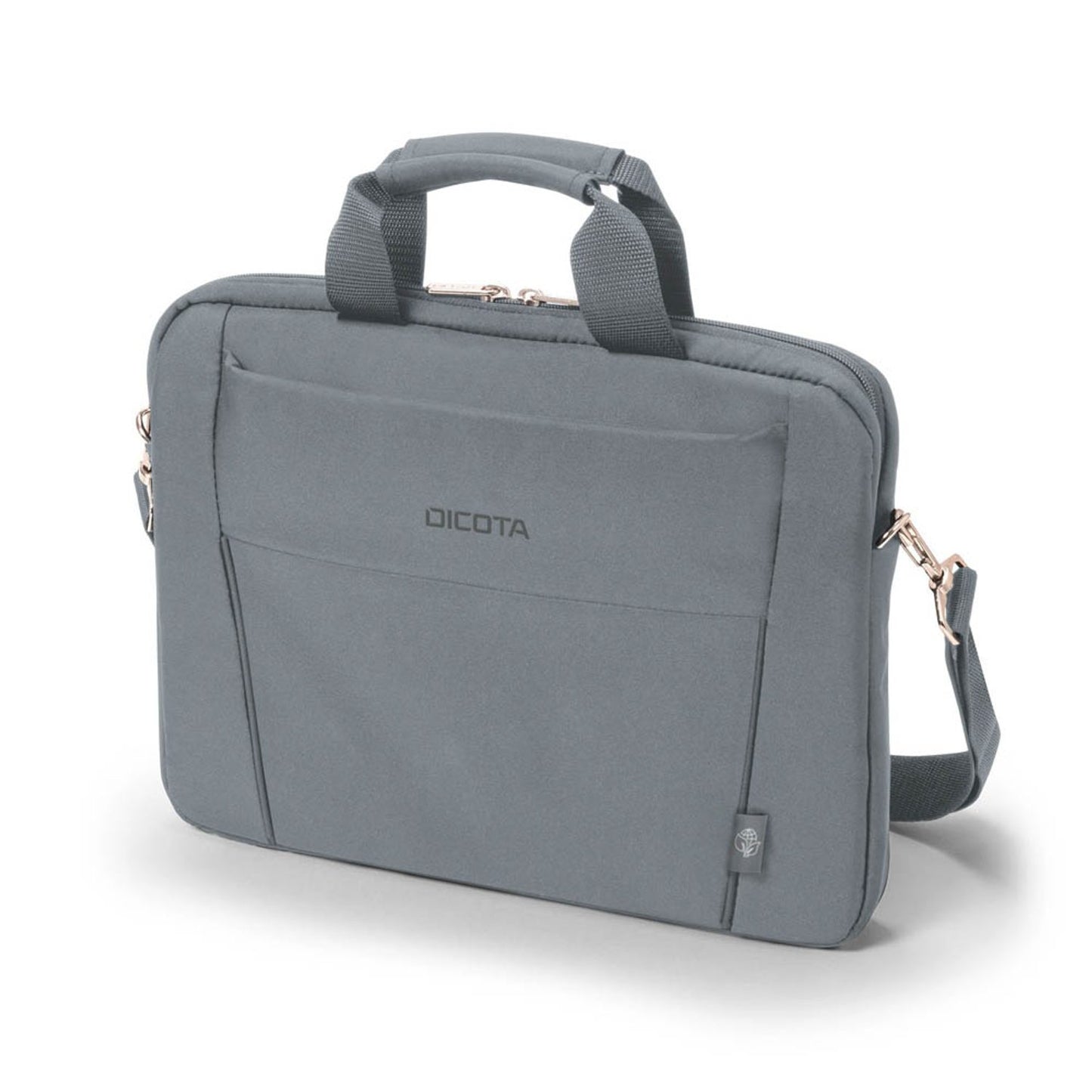 DICOTA Laptoptasche Slim Eco BASE Kunstfaser grau bis 35,8 cm (14,1 Zoll) | D31305-RPET