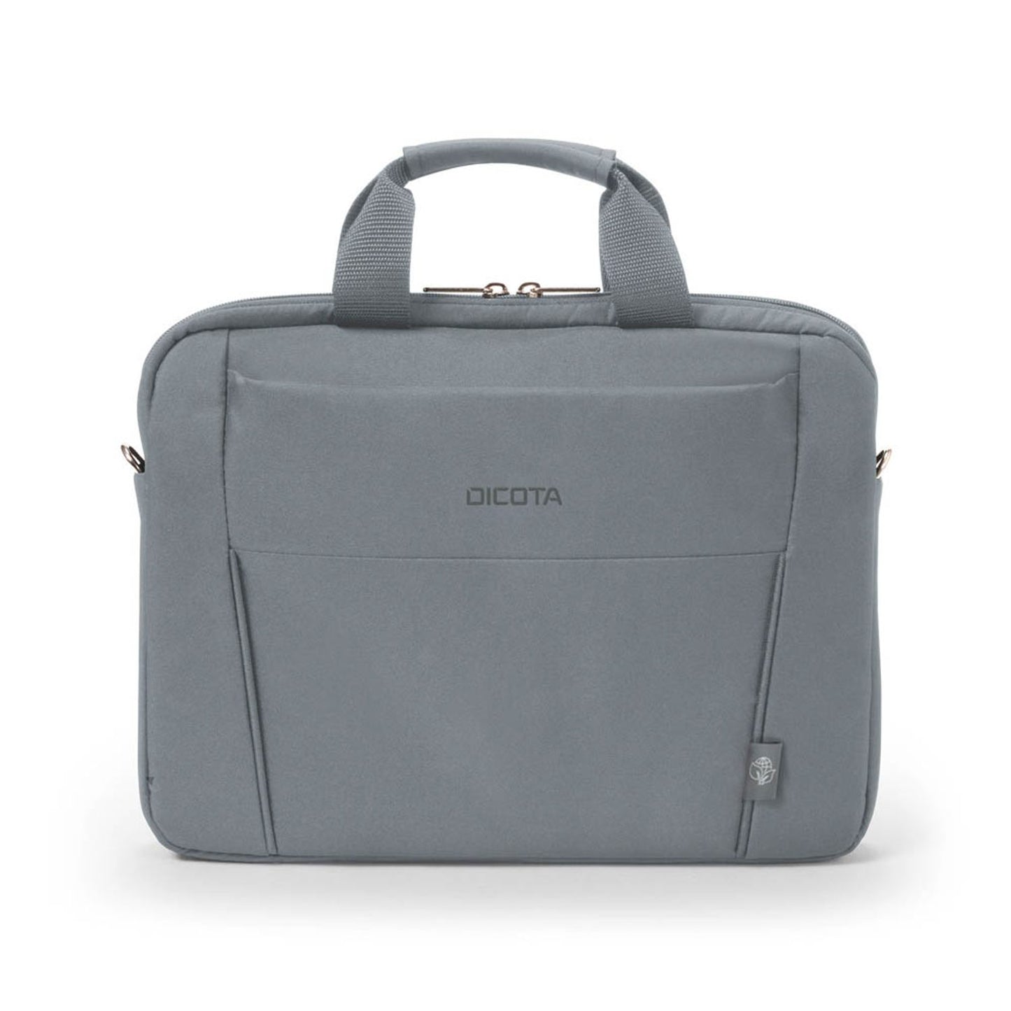 DICOTA Laptoptasche Slim Eco BASE Kunstfaser grau bis 35,8 cm (14,1 Zoll) | D31305-RPET