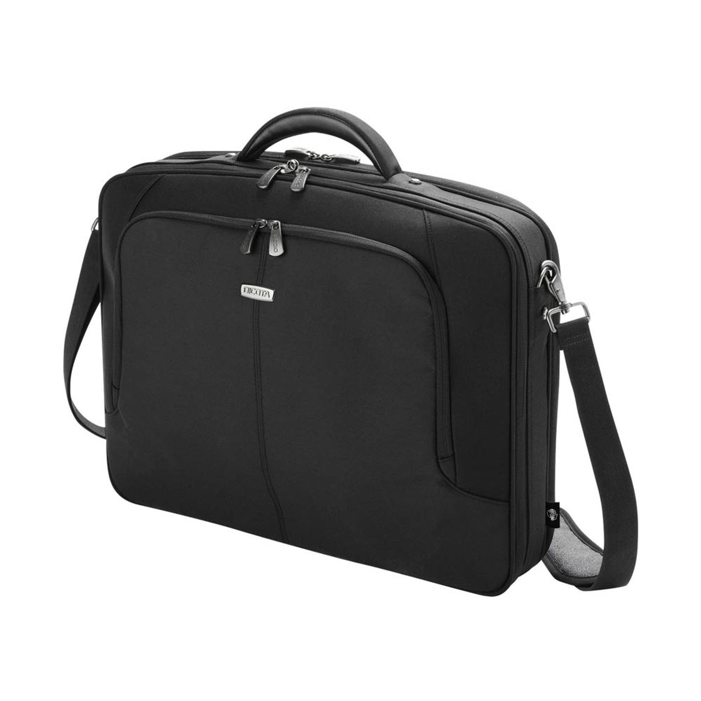 DICOTA Laptoptasche Eco Multi PLUS Kunstfaser schwarz bis 39,6 cm (15,6 Zoll) | D30144-RPET