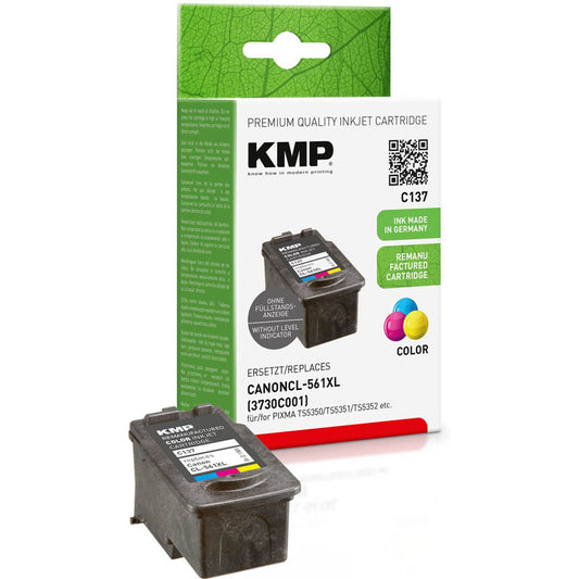 KMP C137 color Druckerpatrone kompatibel zu Canon CL-561XL | 1581,4030