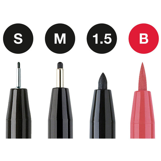 FABER-CASTELL Pitt Artist Pen Handlettering-Set farbsortiert | 267115
