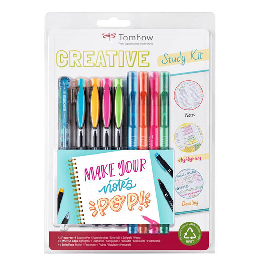 Tombow Creative Study Kit Malset farbsortiert | STUD-SET