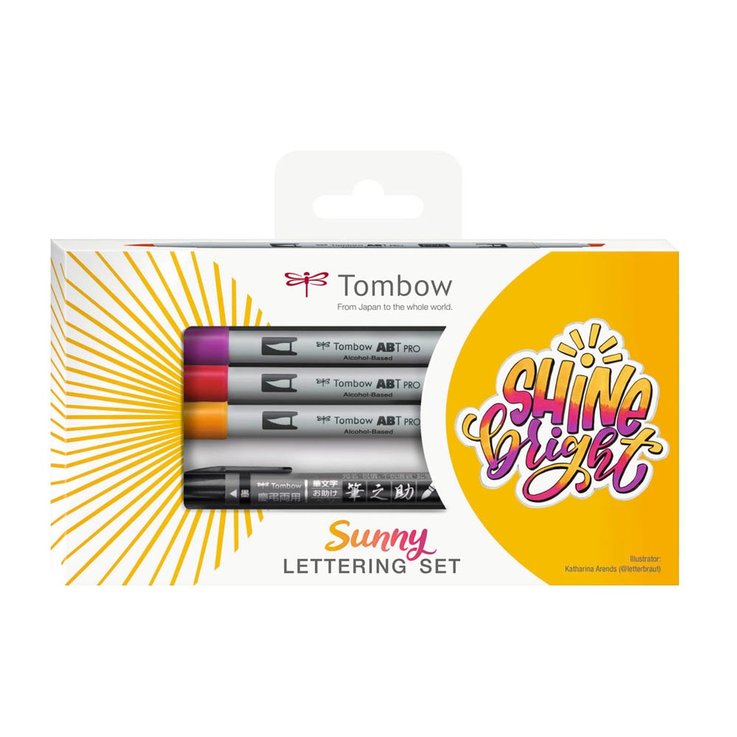 Tombow Schreibset Sunny Lettering farbsortiert | LS-ABTP