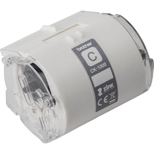 brother Endlosetikett für Etikettendrucker CK-1000 Reinigungsrolle transparent 5,0 mm x 2,0 m | CK1000