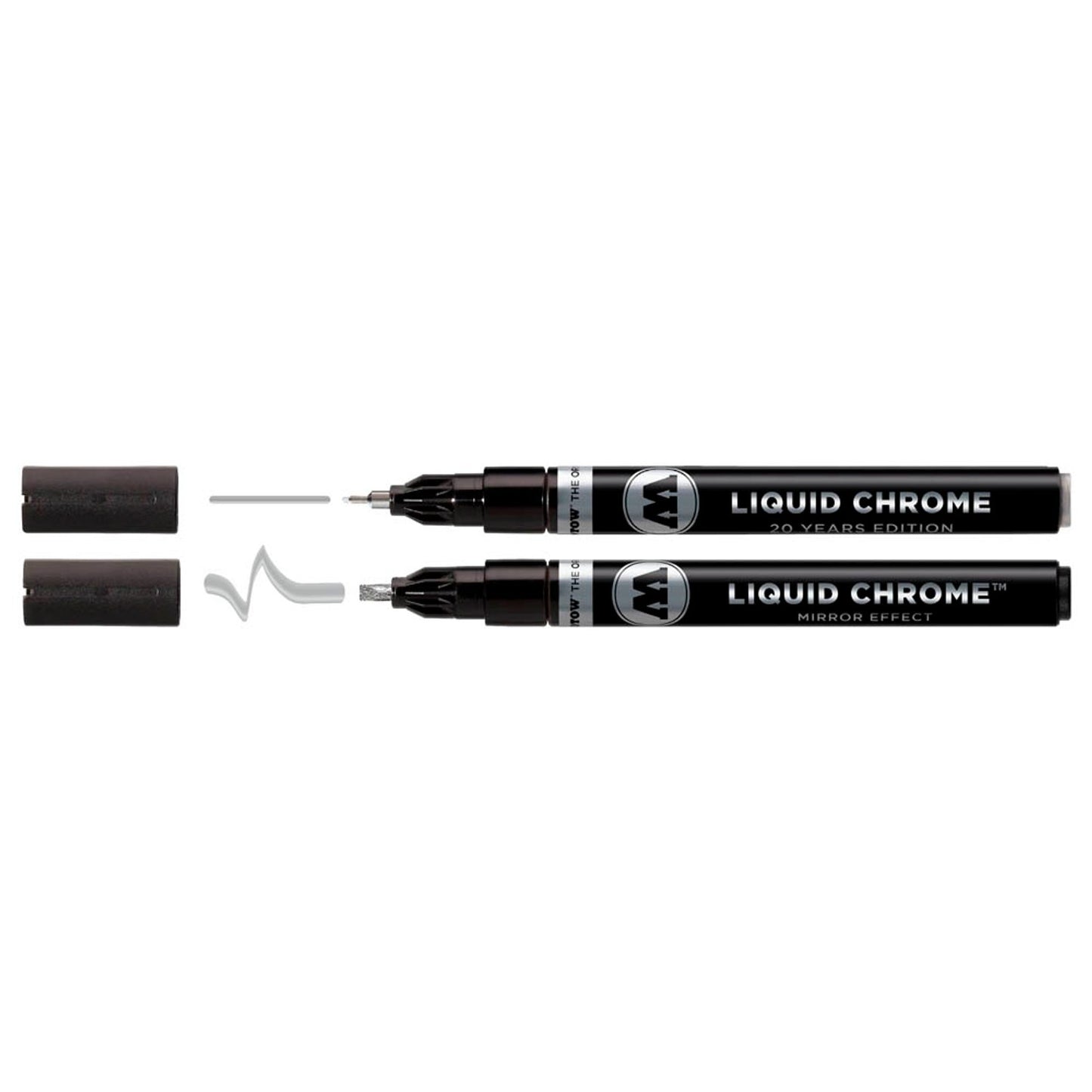 MOLOTOW LIQUID CHROME™ Acrylstifte chrom 1,0 - 3,0 mm | MO703115