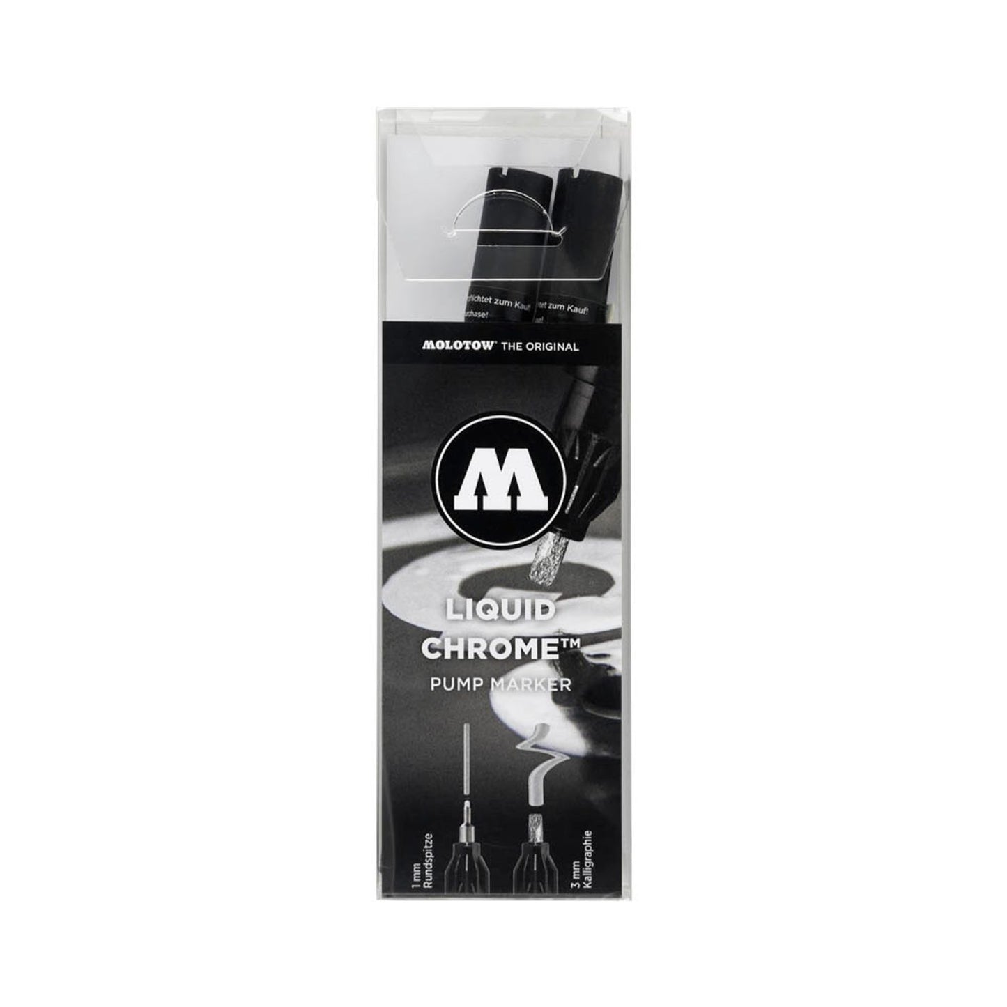 MOLOTOW LIQUID CHROME™ Acrylstifte chrom 1,0 - 3,0 mm | MO703115