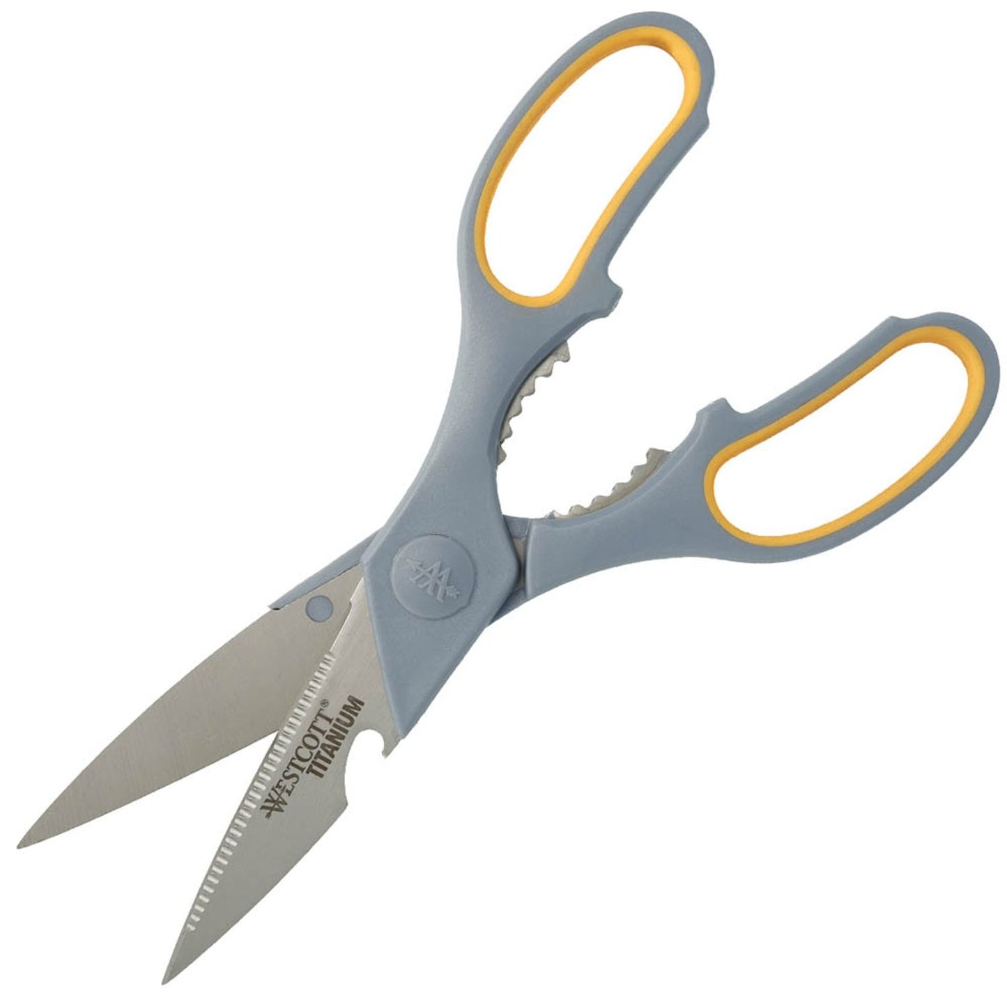 WESTCOTT Schere TITANIUM Super grau-gelb 21,0 cm | E-30486 00