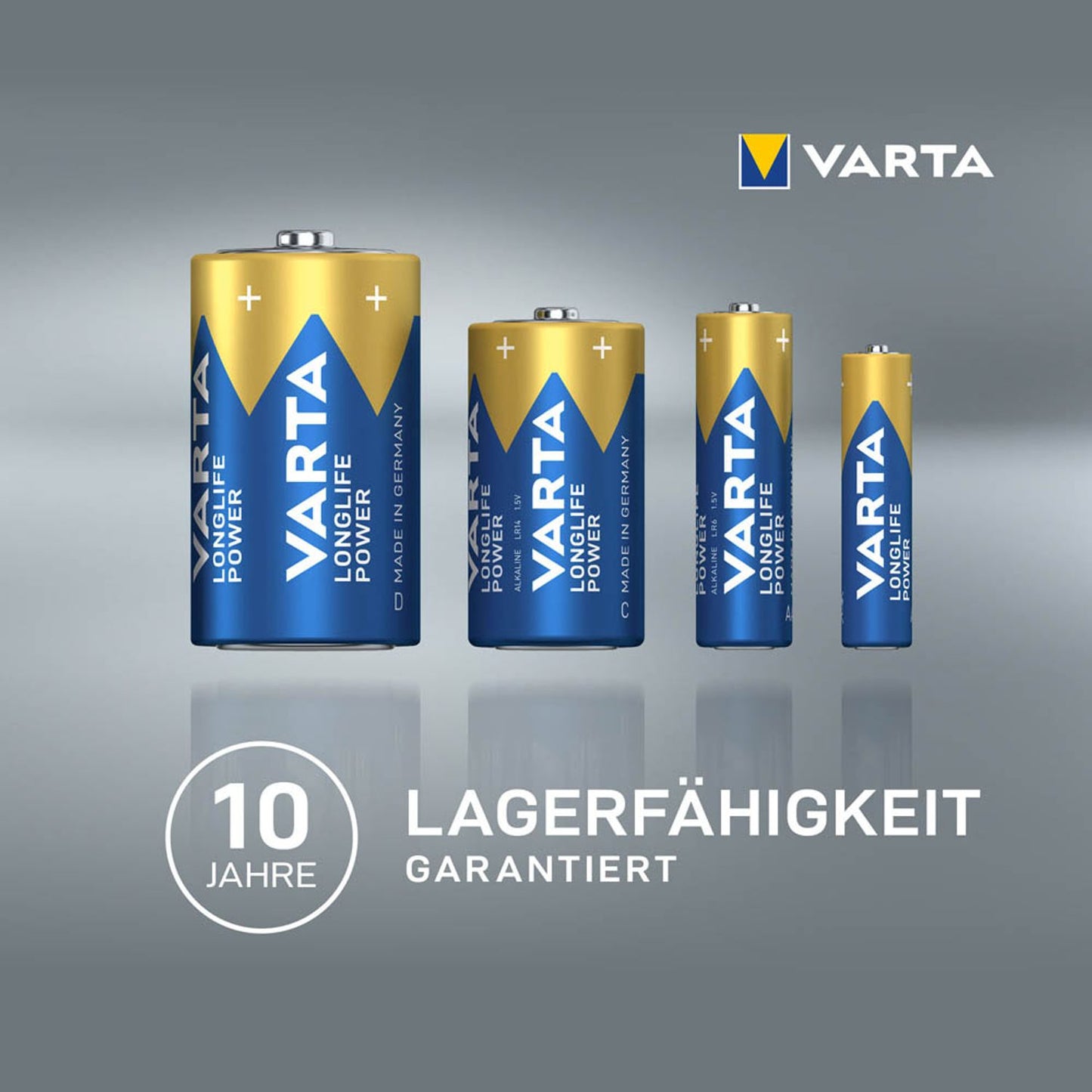 VARTA Batterie Longlife Power Flachbatterie 4,5 V | 4912121411
