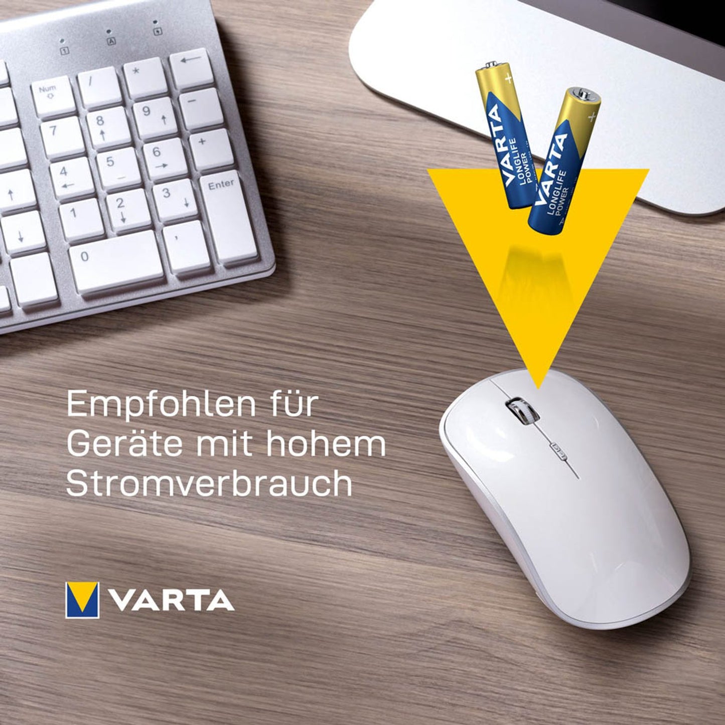 VARTA Batterien LONGLIFE Power Micro AAA 1,5 V | 4903301112 | 1 Pack = 12 St.