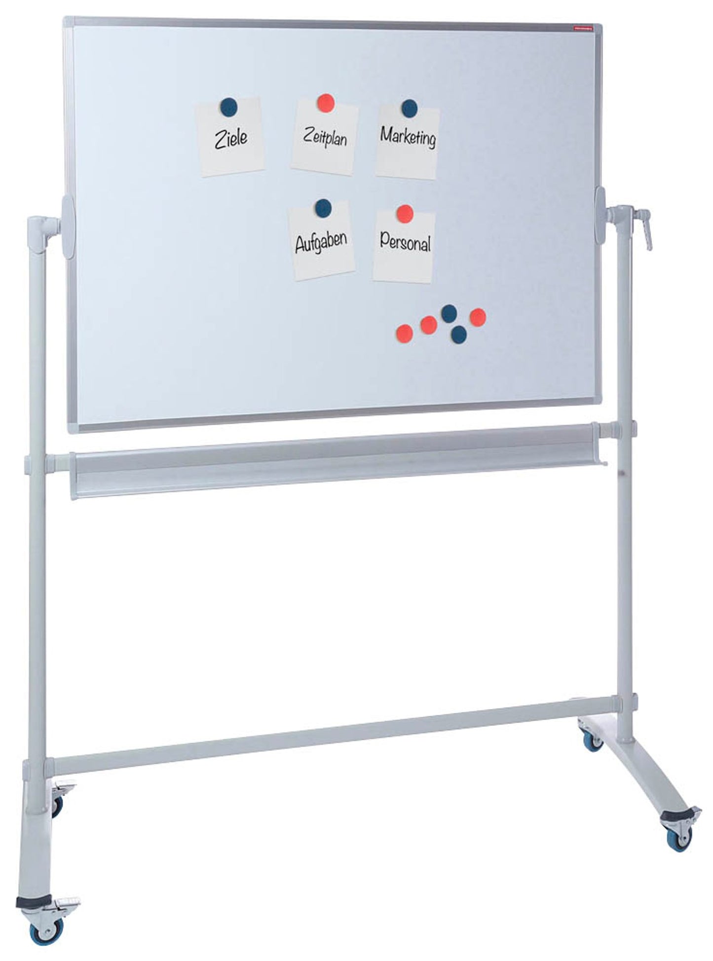 DAHLE Mobiles Whiteboard Basic 150,0 x 100,0 cm weiß lackierter Stahl