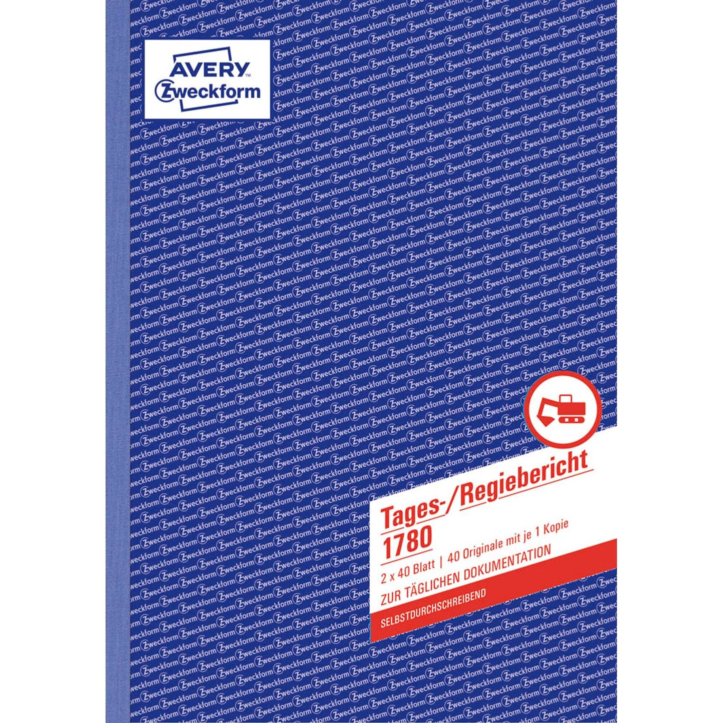 AVERY Zweckform Tages-/Regiebericht Formularbuch | 1780