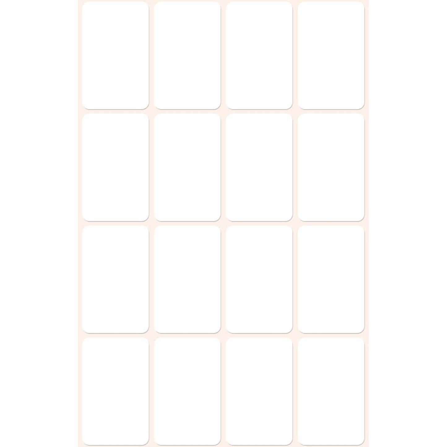 AVERY Zweckform Etiketten weiß 29,0 x 18,0 mm | 3074 | 1 Pack = 96 Etiketten