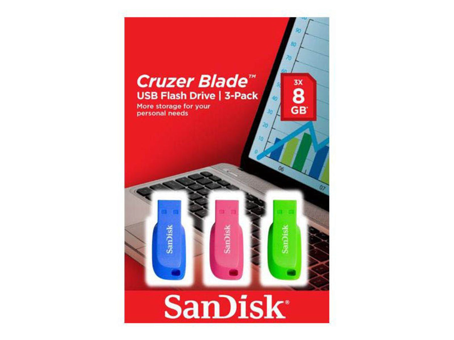 SanDisk USB-Sticks Cruzer Blade 32 GB