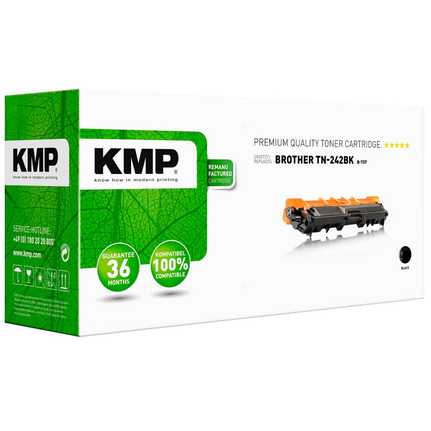 KMP B-T57 schwarz Toner kompatibel zu brother TN-242BK | 1248,0000