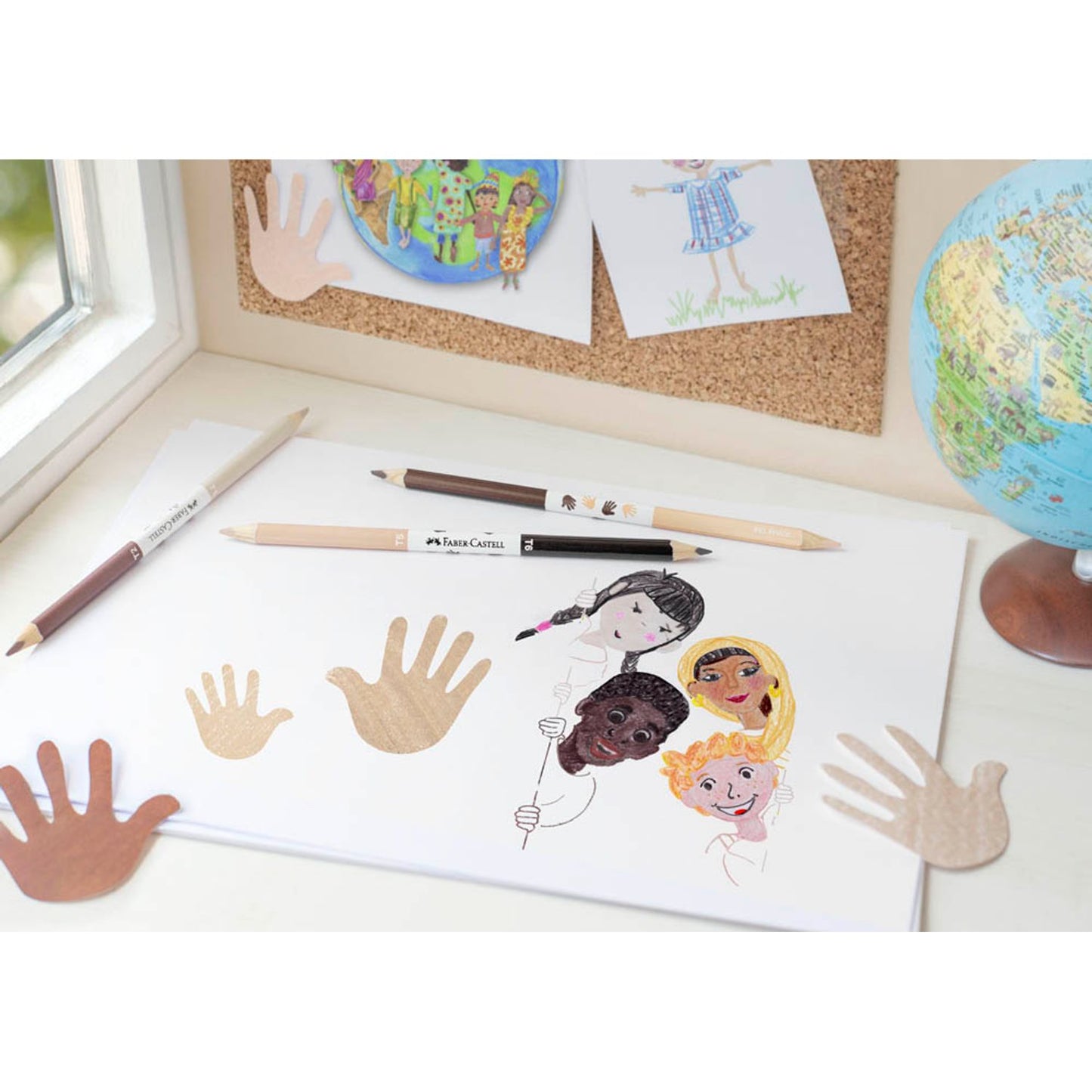 FABER-CASTELL Children of the World Buntstifte farbsortiert | 116511