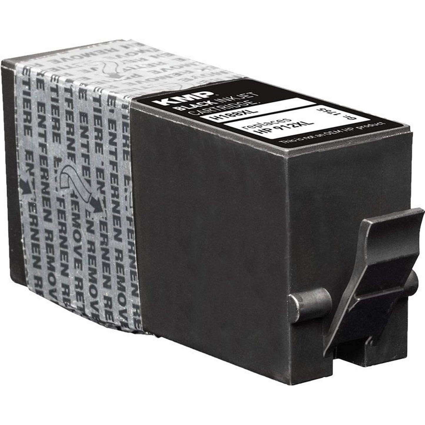 KMP H188XL schwarz Druckerpatrone kompatibel zu HP 912XL (3YL84AE) | 1765,0001