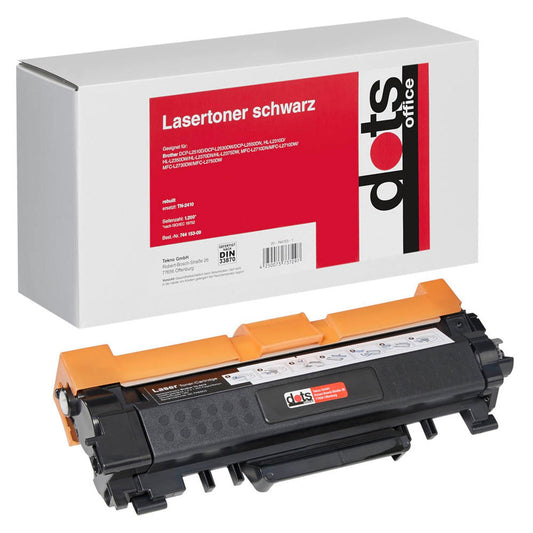 dots schwarz Toner kompatibel zu brother TN-2410 | 1267,0000-DOTS