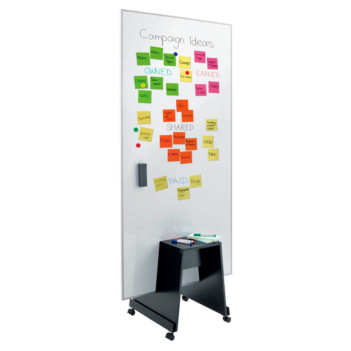 SIGEL Whiteboard Meet up 180,0 x 90,0 cm weiß spezialbeschichteter Stahl | MU020