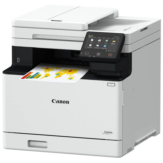 Canon i-SENSYS MF754Cdw 4 in 1 Farblaser-Multifunktionsdrucker grau | 5455C009