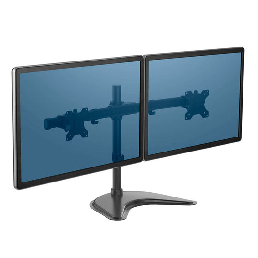 Fellowes Monitor-Halterung Seasa schwarz für 2 Monitore, Tischständer | 8043701