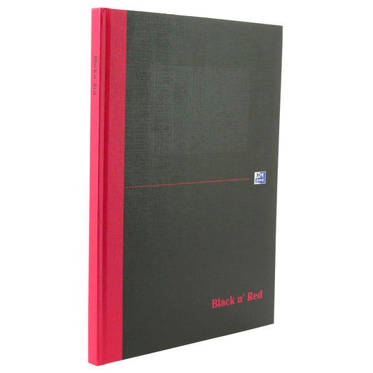 OXFORD Notizbuch Black n' Red DIN A4 kariert, schwarz Hardcover 192 Seiten | 400047607