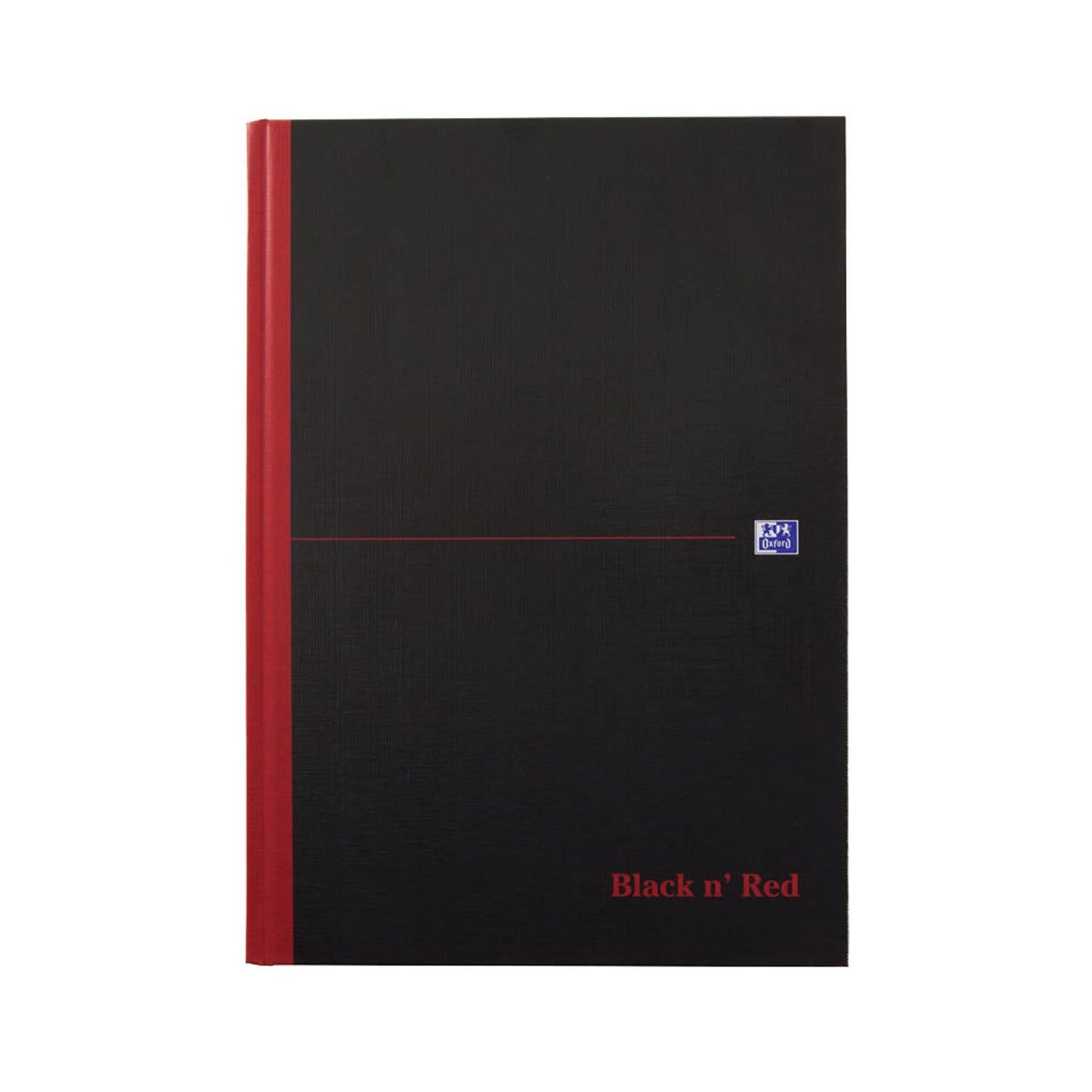 OXFORD Notizbuch Black n' Red DIN A4 kariert, schwarz Hardcover 192 Seiten | 400047607