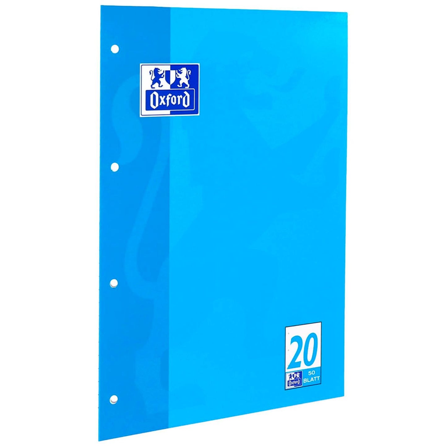 OXFORD Briefblock Schule gelocht DIN A4 blanko Lineatur 20 | 100050354