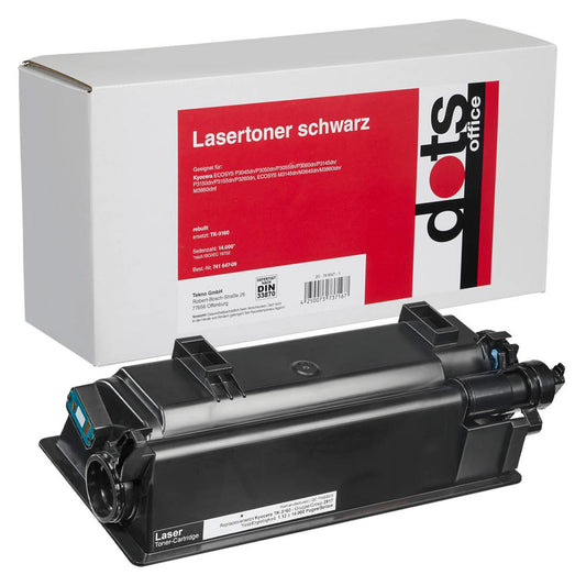 dots schwarz Toner kompatibel zu KYOCERA TK-3160 | 2917,0000-DOTS