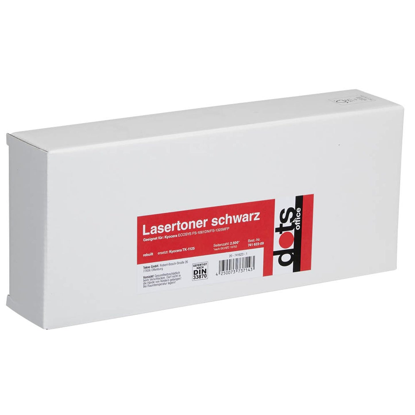 dots schwarz Toner kompatibel zu KYOCERA TK-1125 | 2824,0000-DOTS