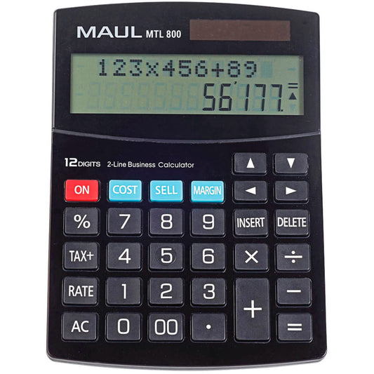 MAUL MTL 800 Tischrechner schwarz | 7269290