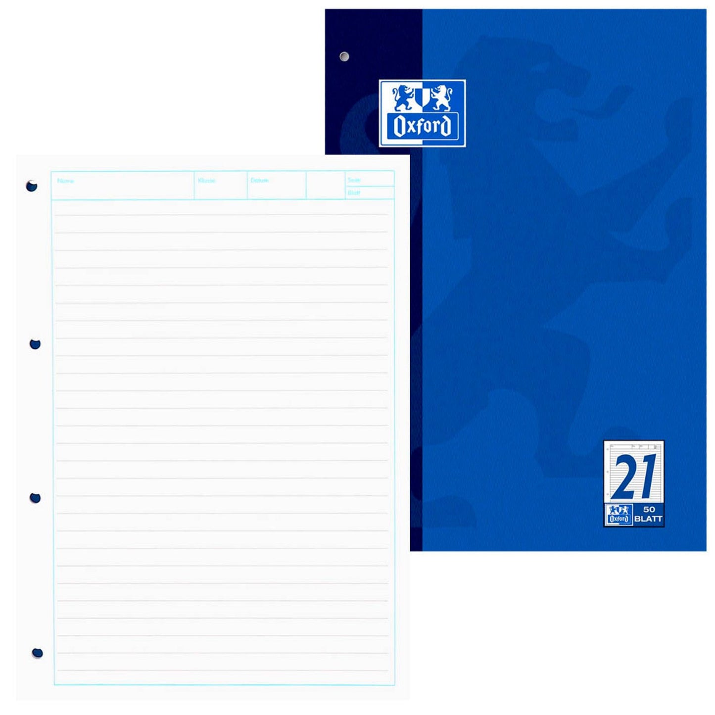 OXFORD Arbeitsblock DIN A4,