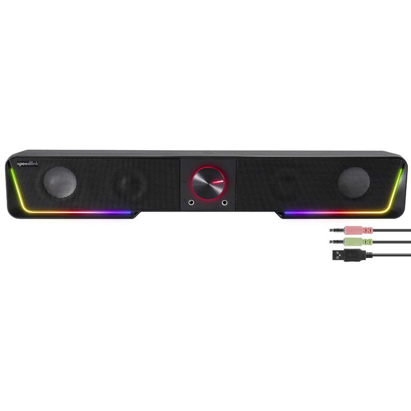 speedlink GRAVITY RGB Stereo Soundbar schwarz | SL-830200-BK