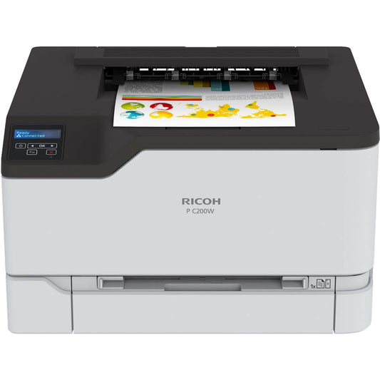RICOH P C200W Farb-Laserdrucker grau | 9P00125